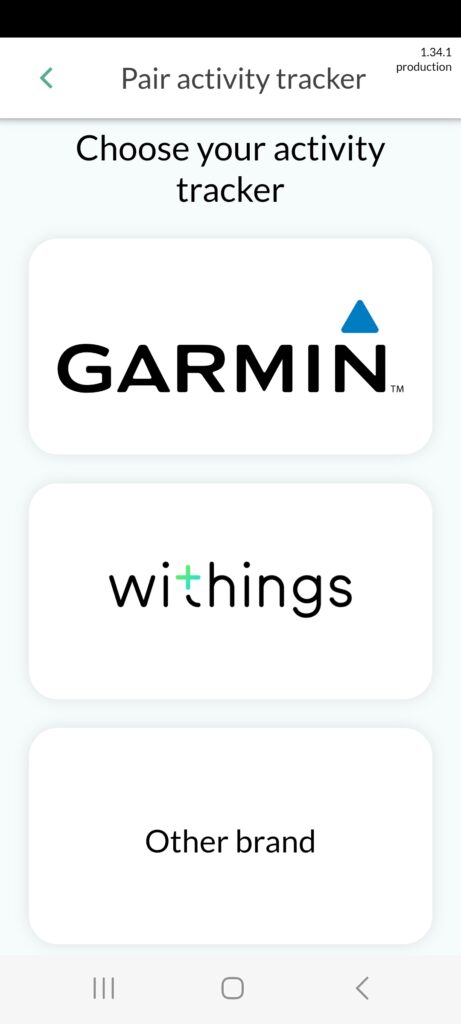 Garmin activity tracker online app